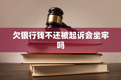 欠银行钱不还被起诉会坐牢吗