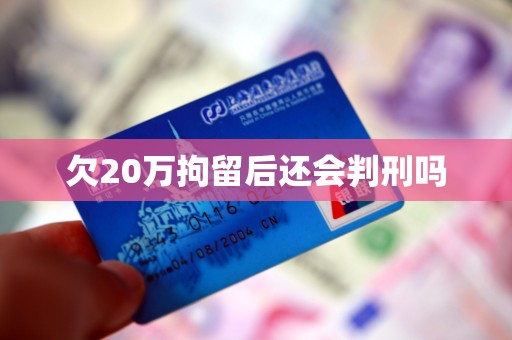 欠20万拘留后还会判刑吗