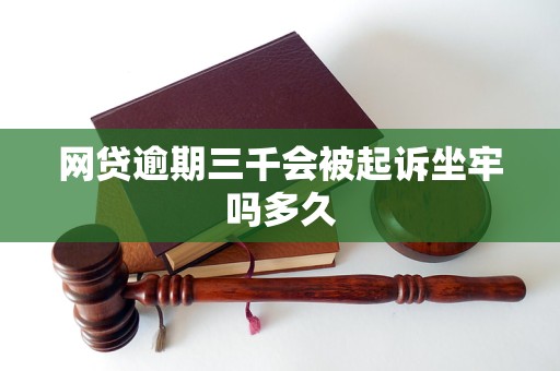 网贷逾期三千会被起诉坐牢吗多久