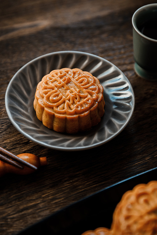 传统节日中秋节月饼图片下载