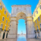 Baixa district Lisbon