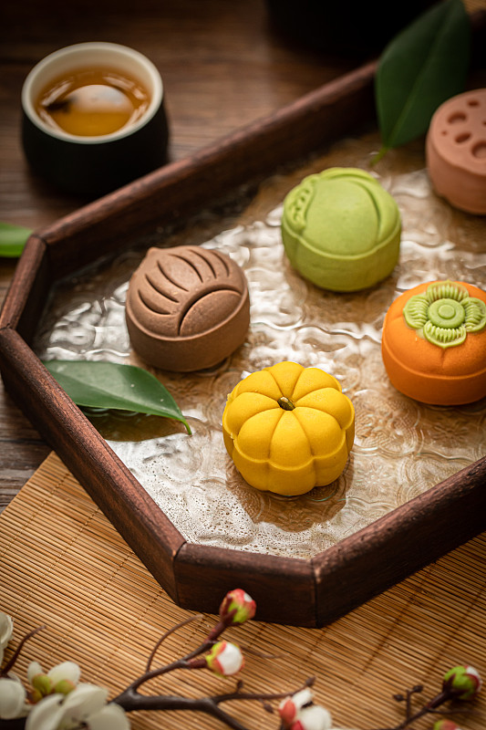 中秋月饼 宫廷月饼 唐菓子图片下载