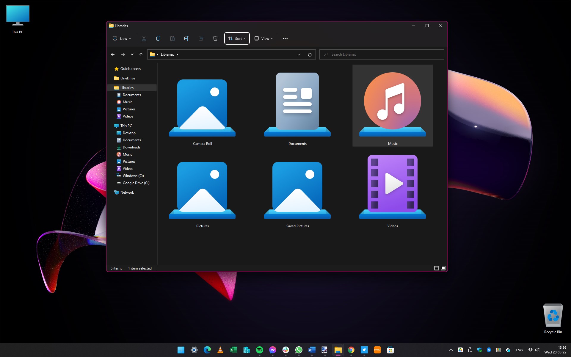 File Explorer in Windows 11 Step 1