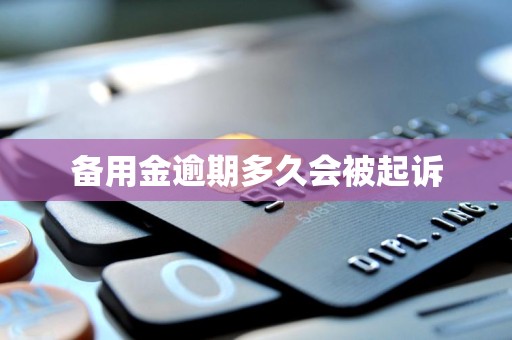 备用金逾期多久会被起诉