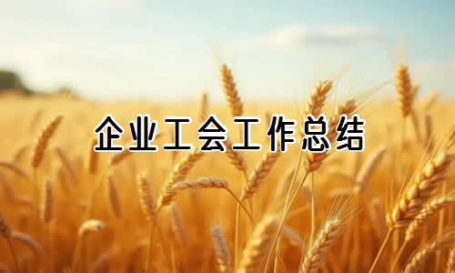 企业工会工作总结
