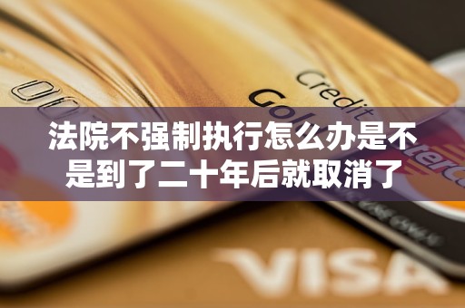 法院不强制执行怎么办是不是到了二十年后就取消了