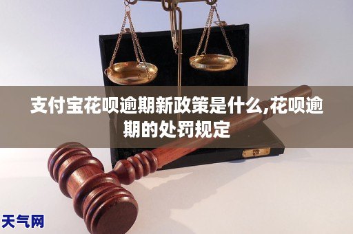 支付宝花呗逾期新政策是什么,花呗逾期的处罚规定