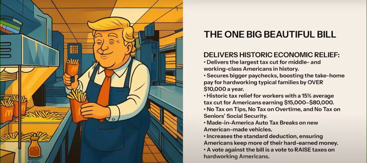 图为白宫发布的视频截图。 图源：白宫X账号