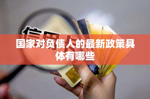 国家对负债人的最新政策具体有哪些
