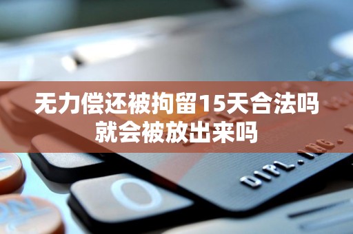 无力偿还被拘留15天合法吗就会被放出来吗