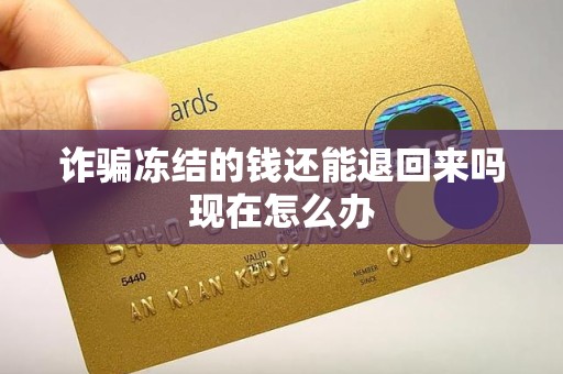 诈骗冻结的钱还能退回来吗现在怎么办