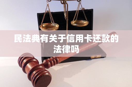 民法典有关于信用卡还款的法律吗