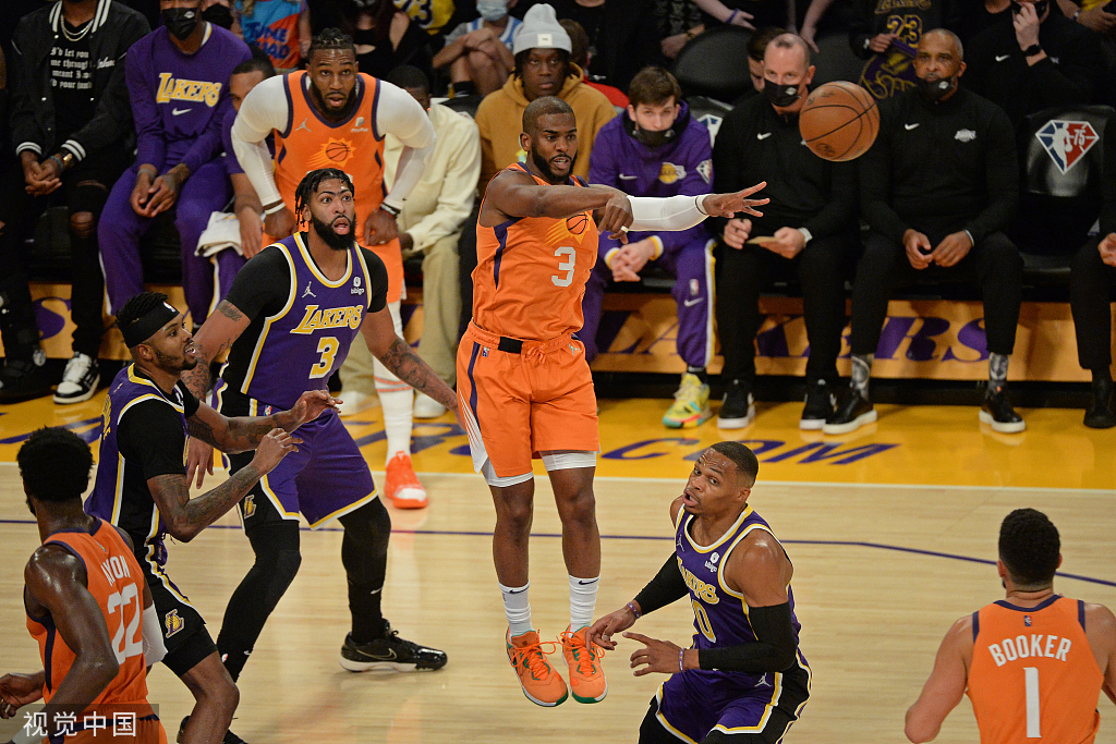 【NBA综述】太阳轻取湖人送其两连败；篮网客场逆转76人