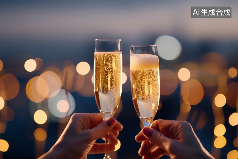 【AI数字艺术】香槟 庆祝 合作图片下载