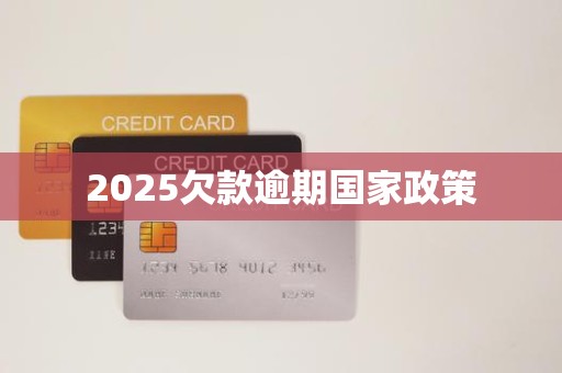 2025欠款逾期国家政策