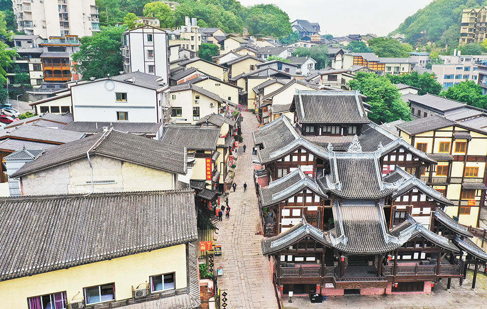 5月23日,南岸区黄桷垭老街。记者 崔力 摄/视觉重庆