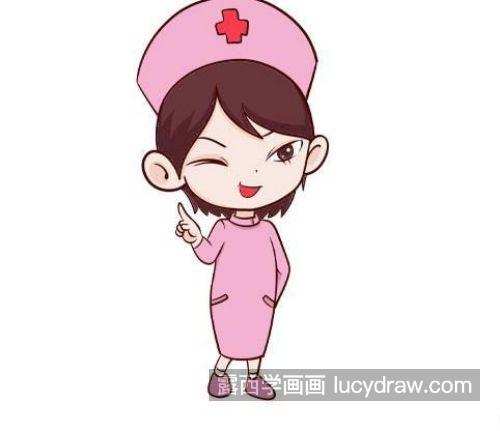 可爱版护士的简笔画图片大全 带颜色简单护士的简笔画教学