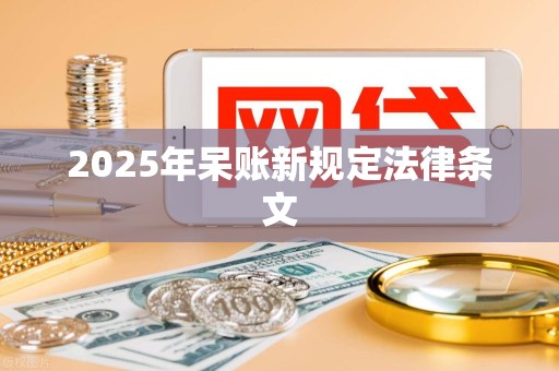 2025年呆账新规定法律条文