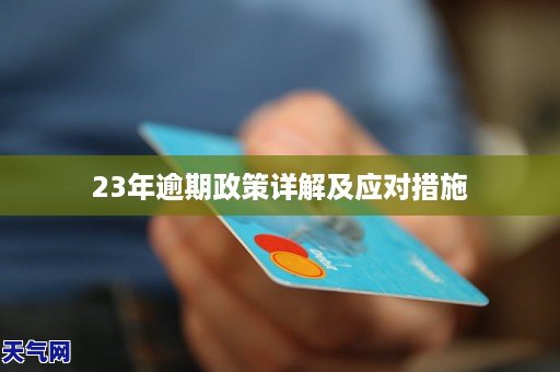 23年逾期政策详解及应对措施