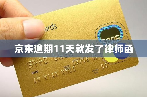 京东逾期11天就发了律师函
