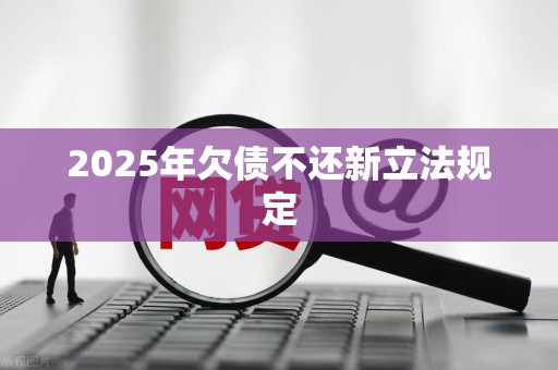 2025年欠债不还新立法规定