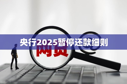 央行2025暂停还款细则