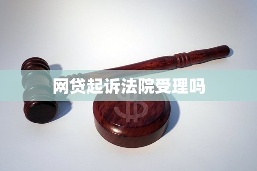 网贷起诉法院受理吗
