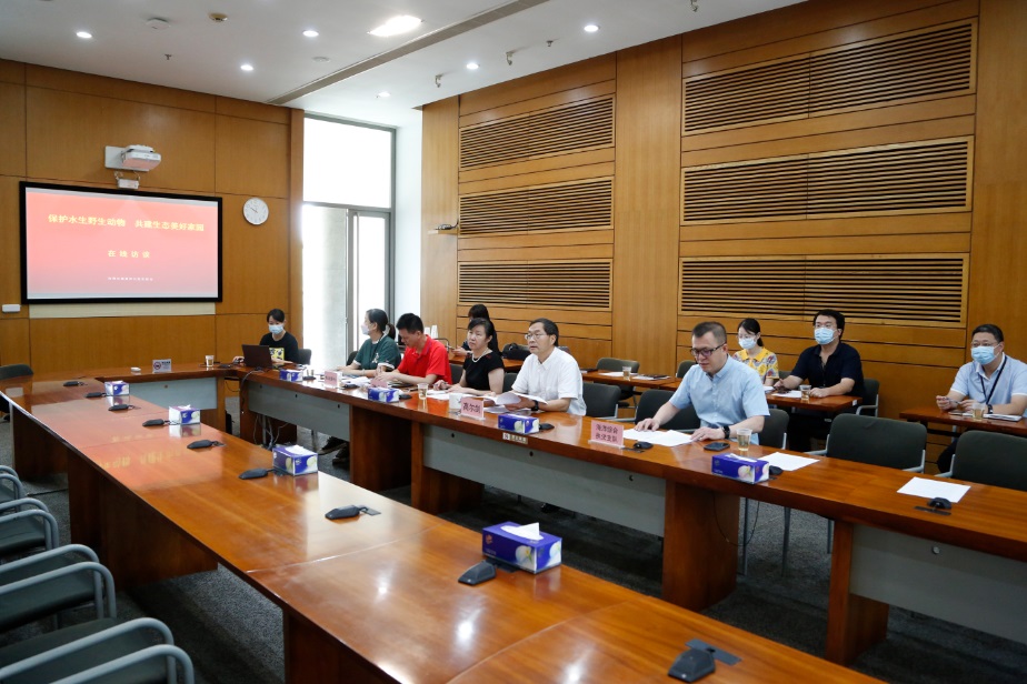 在线访谈活动现场