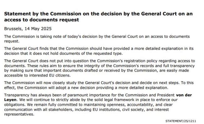 冯德莱恩面临政治考验 短信争议再起