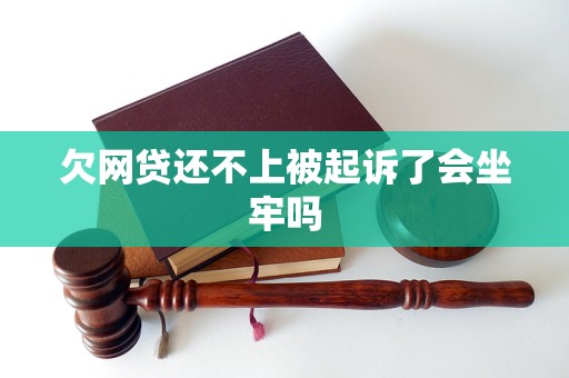 欠网贷还不上被起诉了会坐牢吗