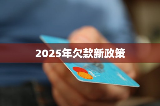 2025年欠款新政策