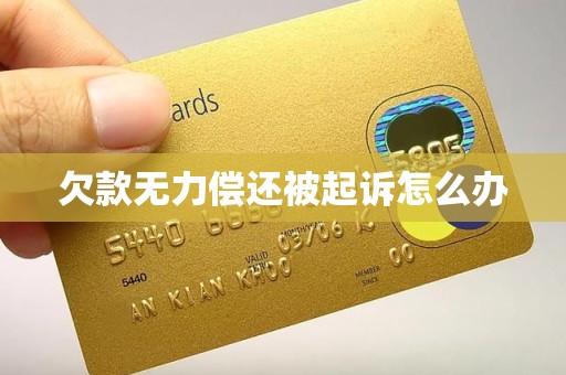 欠款无力偿还被起诉怎么办