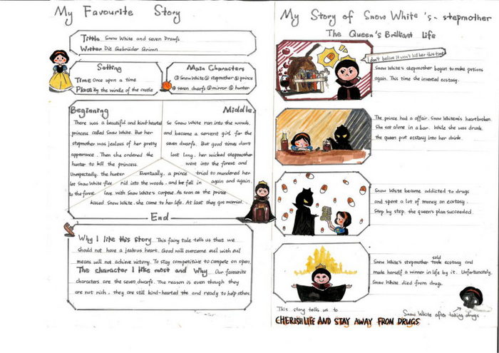 读书和创意故事手抄报英语