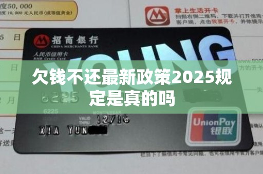 欠钱不还最新政策2025规定是真的吗