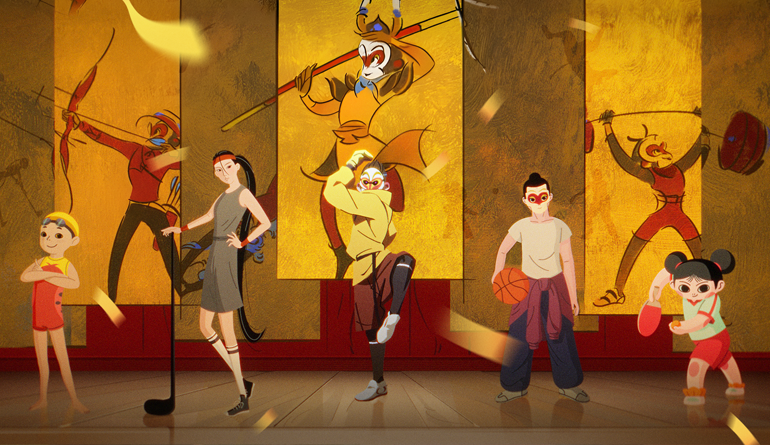 国风动画上新!当大圣遇上奥运有多燃