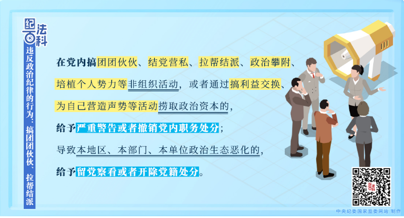 80.违反政治纪律的行为:搞团团伙伙、拉帮结派.jpeg