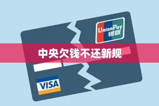 中央欠钱不还新规