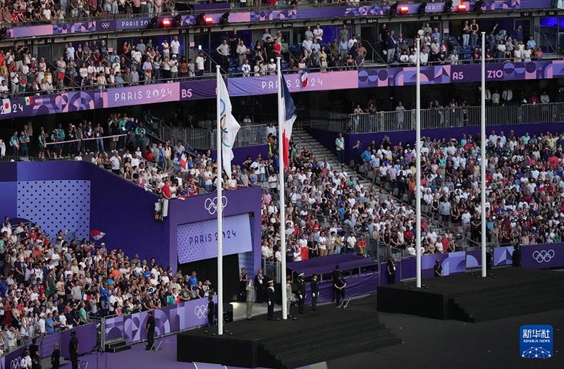 巴黎奥运会闭幕式举行