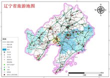辽宁省旅游地图