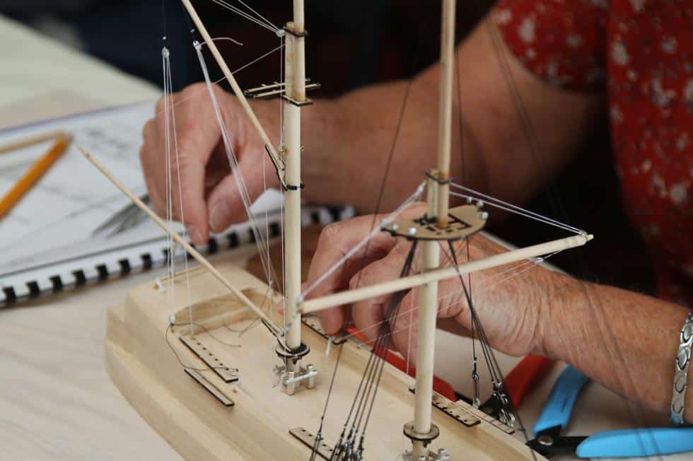 BlueJacket Shipcrafters craftsperson at work