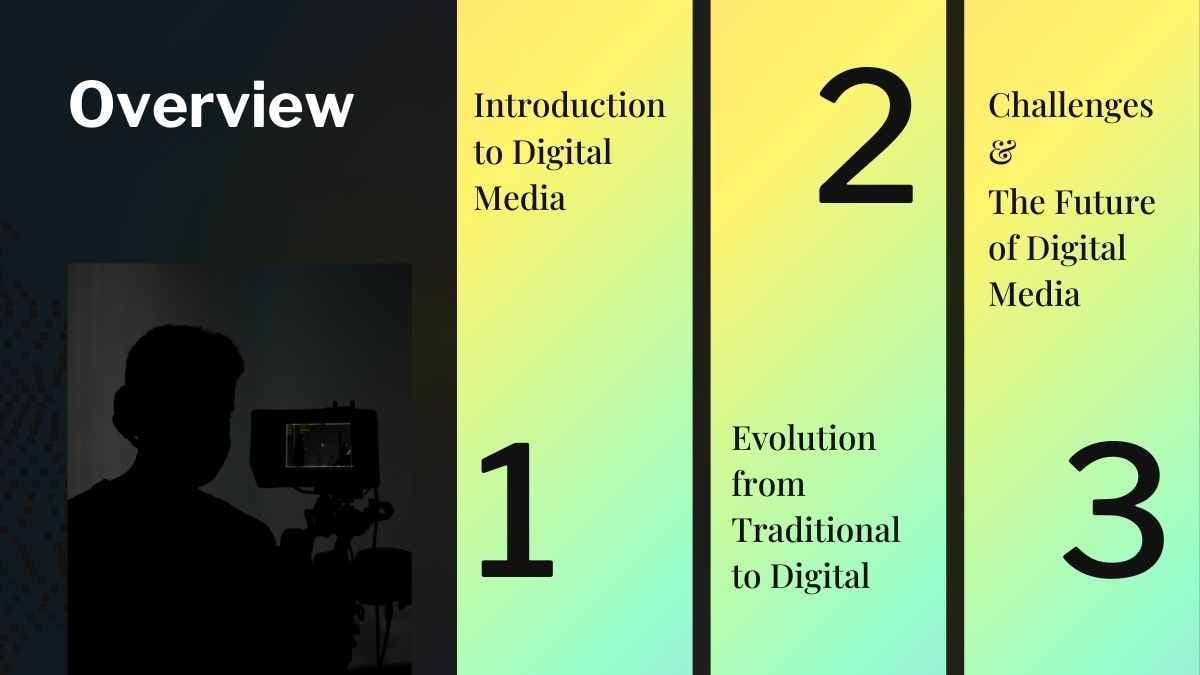 Slides Carnival Google Slides and PowerPoint Template Dark Modern Digital Media Slides 2