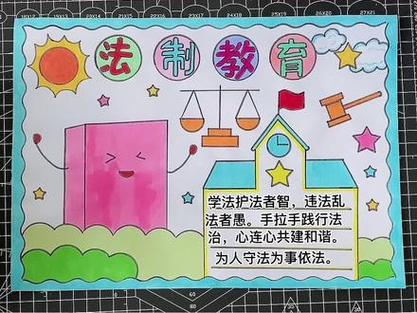 小学生法制手抄报图画 小学生法制手抄报图画一等奖