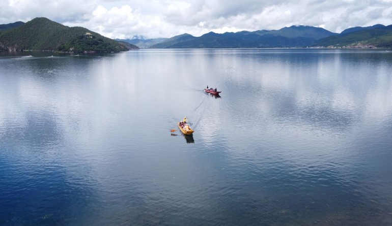云南宁蒗:雨后泸沽湖