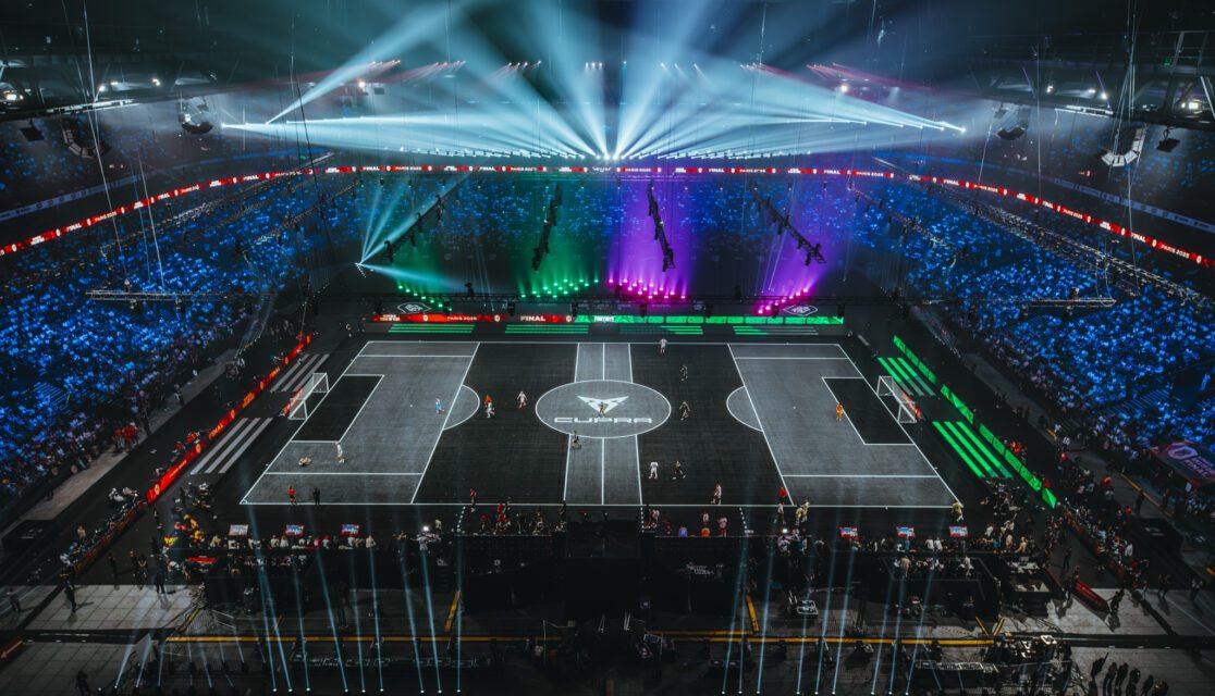 Vue du terrain de la King's League