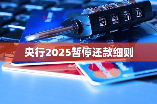 央行2025暂停还款细则