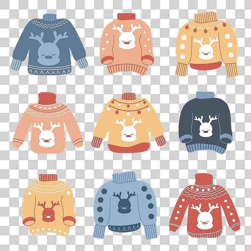 冬季配件圣诞丑毛衣图片下载