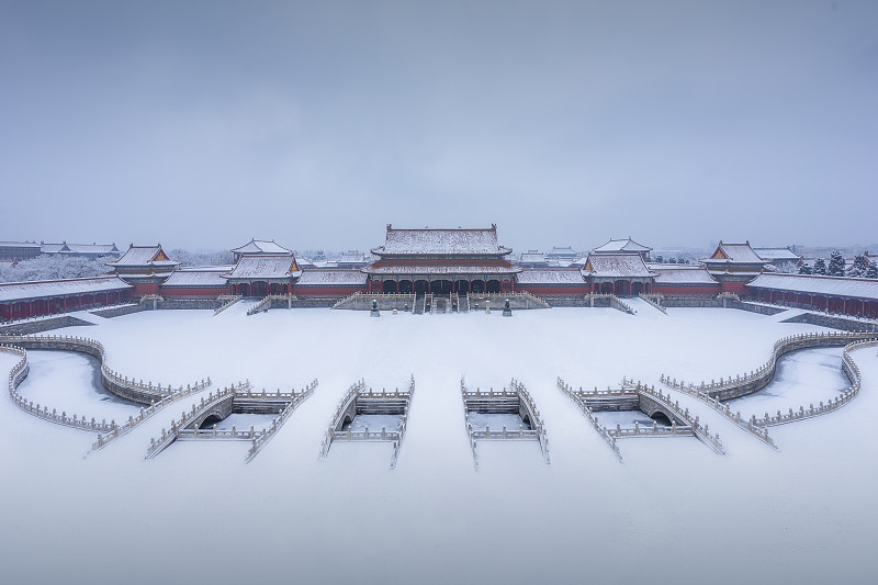 故宫雪景图片下载