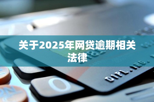 关于2025年网贷逾期相关法律