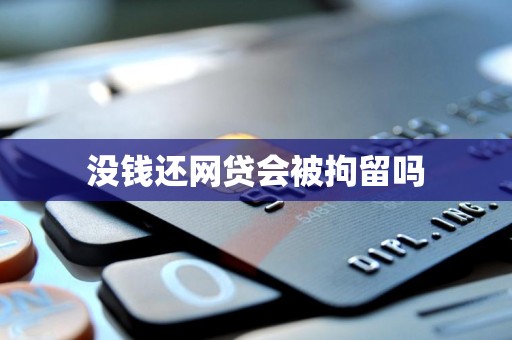 没钱还网贷会被拘留吗