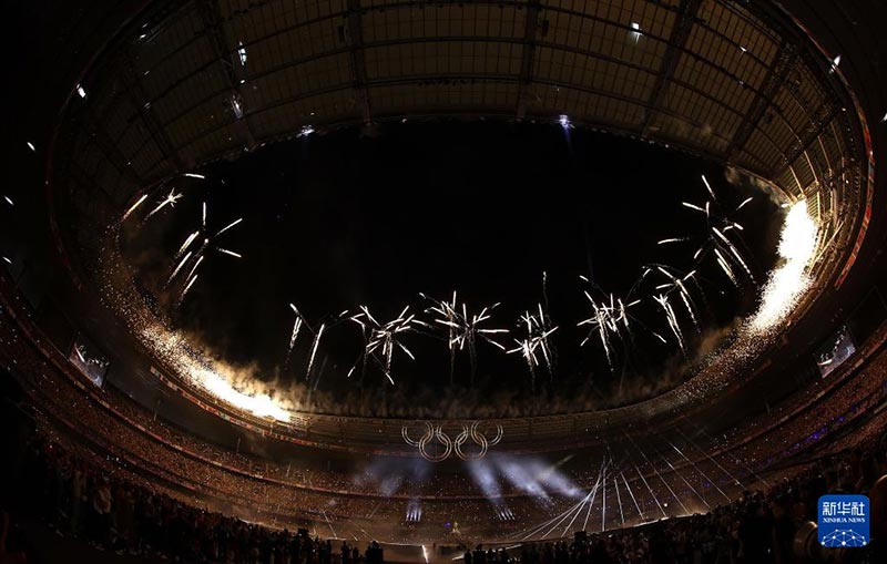 巴黎奥运会闭幕式举行